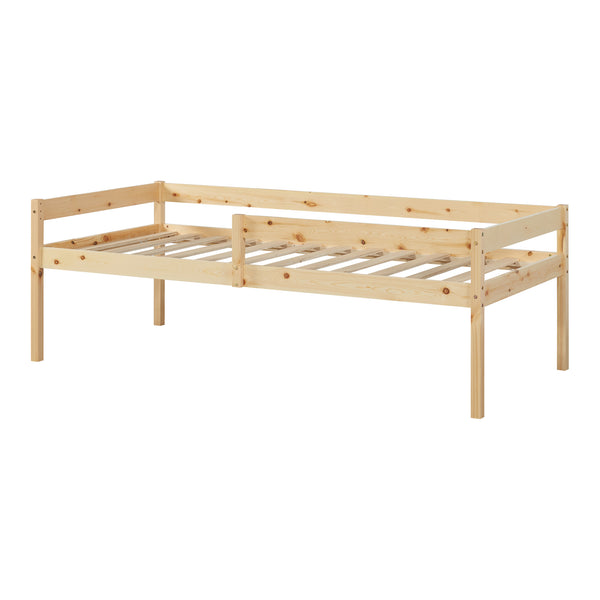 Kinderbed Sonkajärvi met onderschuifbed 90x200 cm naturel [en.casa]