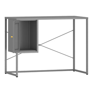 Bureau Sund metaal 75x100x50 cm grijs [en.casa]