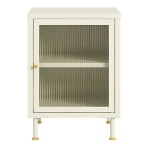 Nachtkast Lindau 56x40x40 cm cremewit [en.casa]