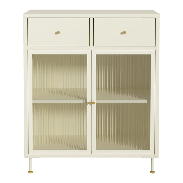 Sideboard Lindau commode 97x80x40 cm cremewit [en.casa]