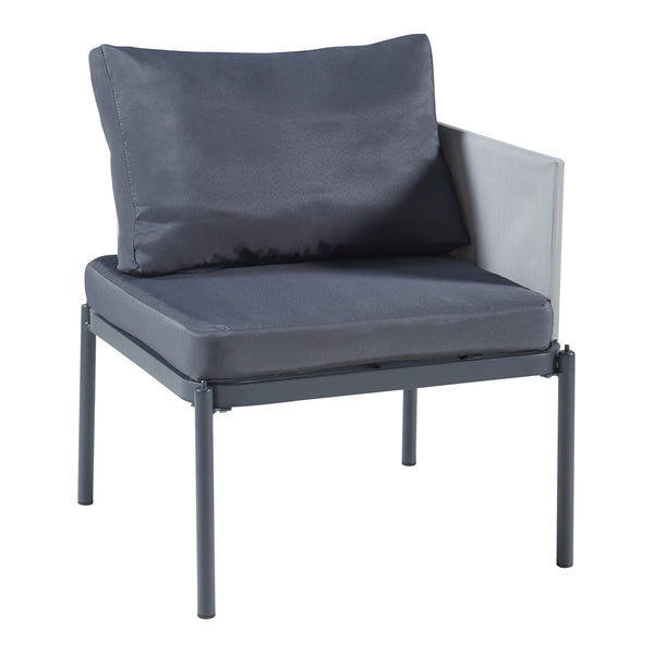 Ensemble de meubles de jardin 3 pièces Accettura gris casa.pro