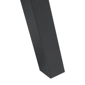 Lot de 2 pieds de table Mariager acier 42 x 40 cm noir [en.casa]