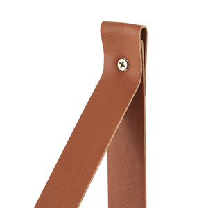 Lot de 2 étagères murales Utsira de tailles différentes marron effet chêne [en.casa]