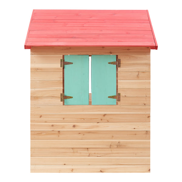 Cabane de jeu d'extérieur Lulä 130 x 115 x 101 cm bois de sapin casa.pro