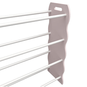 Étagère pour enfant Vestnes avec 12 boîtes rose blanc [en.casa] 