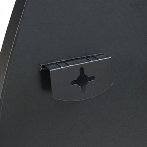 Miroir mural Orland 82 x 46 cm noir [en.casa]