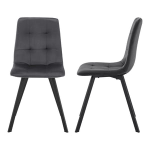 Eetkamerset tafel Hemnes 100x60 cm met stoelen Lexnitz 5-delig [en.casa]