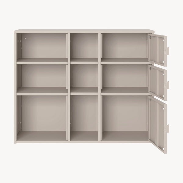 Archiefkast Kliri 81x100x32 cm camel [en.casa] 