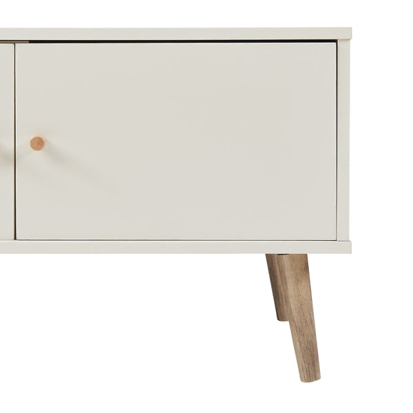 Meuble TV Hallevil 150 x 39 x 45 cm gris clair [en.casa]