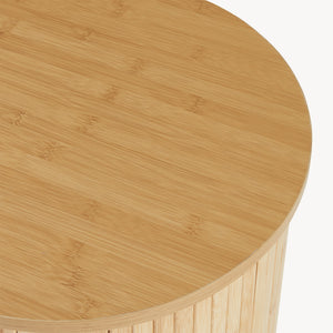 Table de chevet Nordkapp 65 x 40 cm naturel [en.casa]