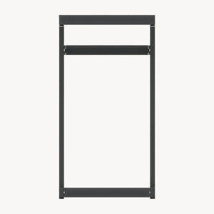 Table d'appoint d'extérieur Gaby acier 58x40x30 cm anthracite [casa.pro]