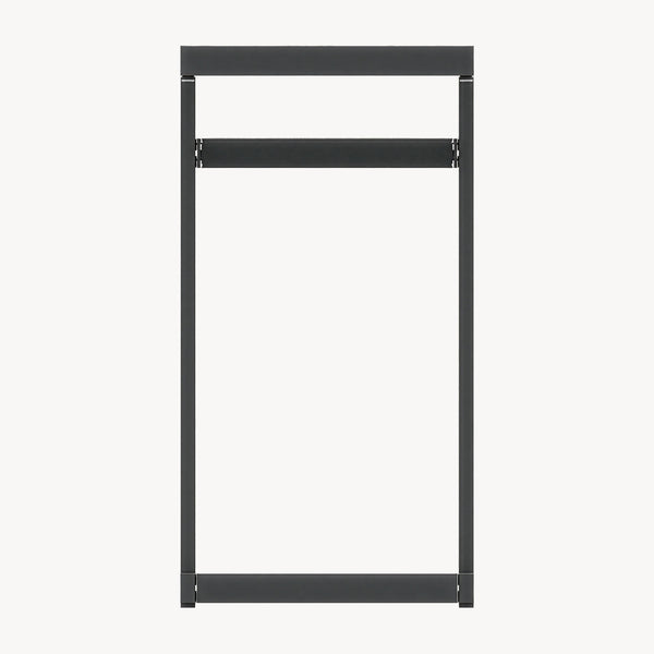 Table d'appoint d'extérieur Gaby acier 58x40x30 cm anthracite [casa.pro]