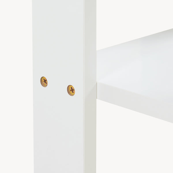 Table d'appoint carrée Thyholm 55 x 30 x 30 cm blanc [en.casa]