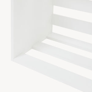 [en.casa] Bijzettafel Rønde 43x64x33 cm wit