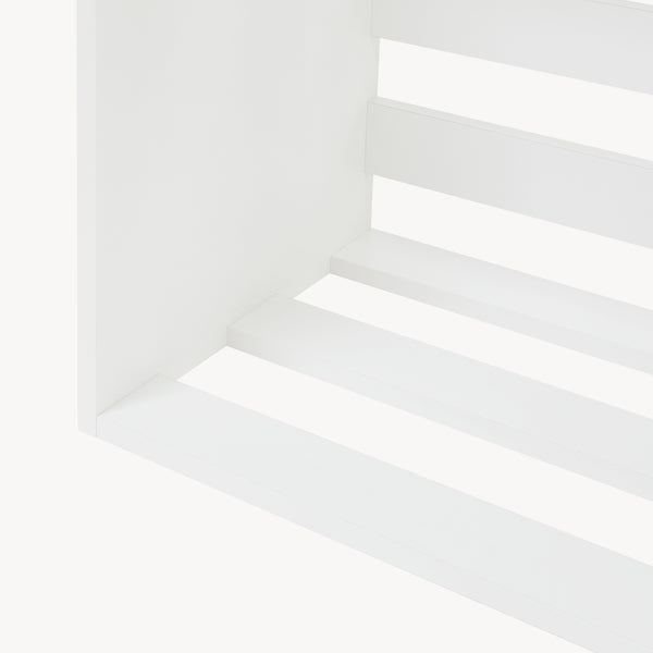 [en.casa] Bijzettafel Rønde 43x64x33 cm wit