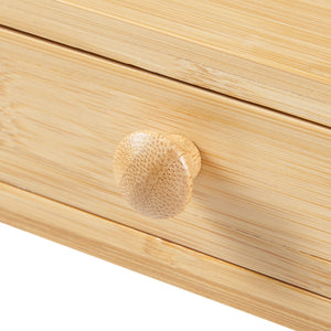 [en.casa] Monitorstandaard Hallstahammar verhoger 56x18x9,5 cm bamboe