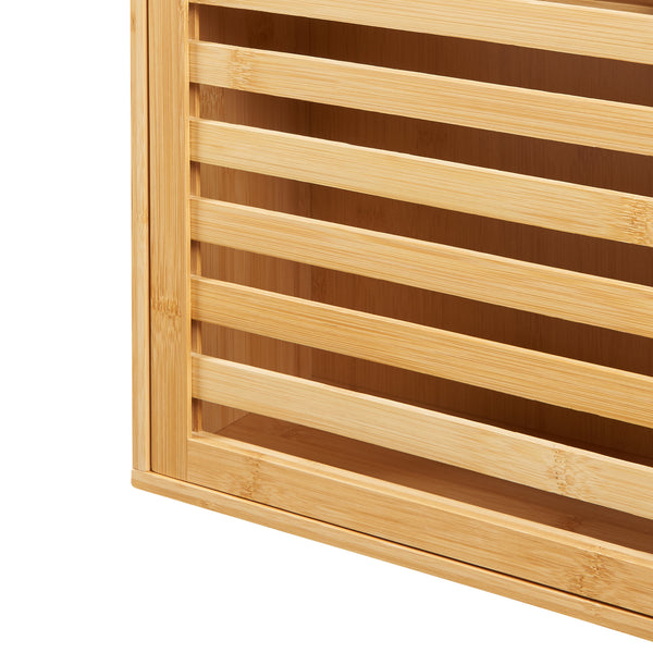 Armoire murale de salle de bain Järfälla bambou 55 x 37 x 16 cm naturel [en.casa]