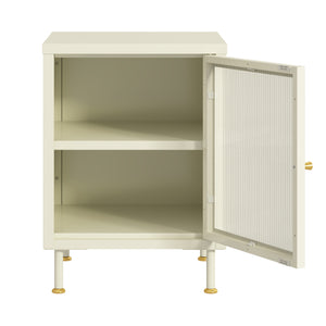 Nachtkast Lindau 56x40x40 cm cremewit [en.casa]
