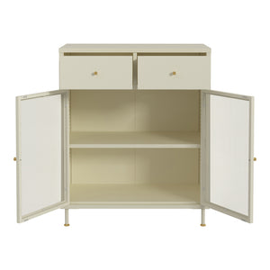 Sideboard Lindau commode 97x80x40 cm cremewit [en.casa]