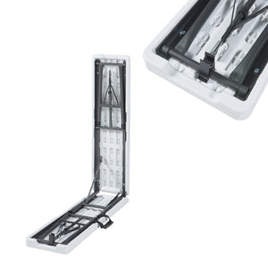 Tuinbank Ljusnarsberg opvouwbaar 180x25x43 cm wit [en.casa]