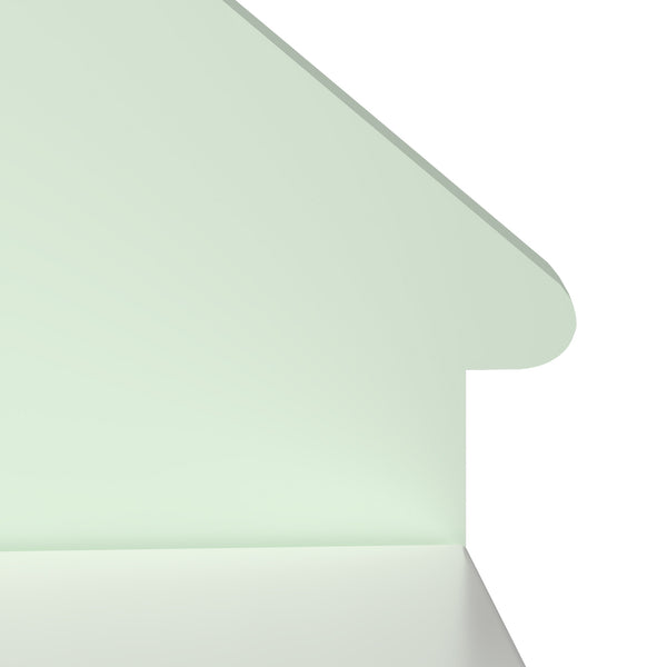 Speelgoedkist Vipsali 56x60x33 cm mintgroen en wit [en.casa]