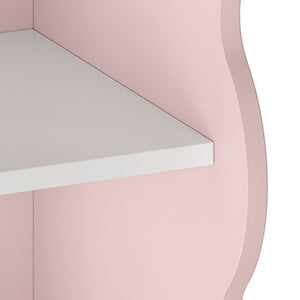 Kinderschoenenrek Vestnes 108x27x27 cm roze en wit [en.casa]