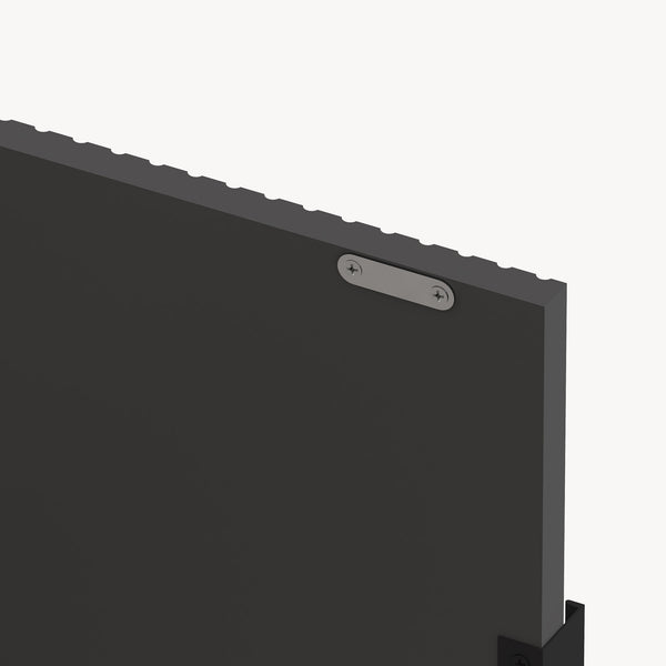 TV meubel Trömi 150x40x43 cm eikenkleurig en grijs [en.casa] 
