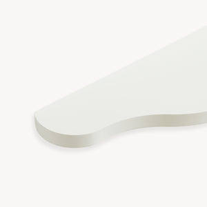 Wandplank Sirlstalo set van 2 voor kinderkamer 57x19x3 cm wit [en.casa] 