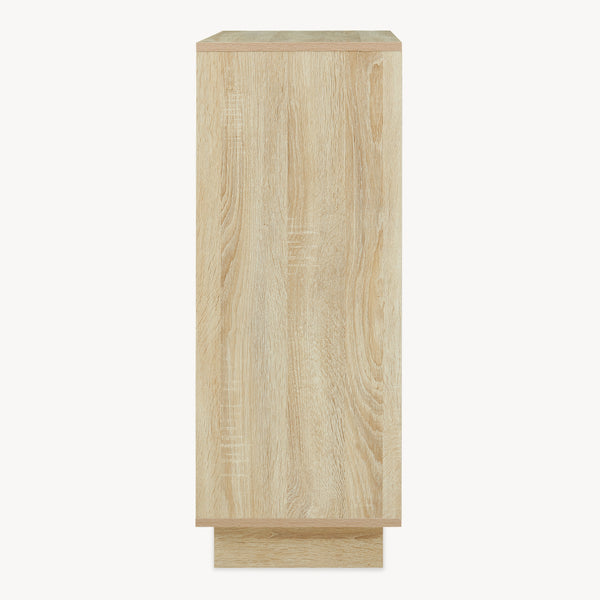 Opbergkast Kenta 60x35x90 cm sonoma eiken en wit [en.casa]