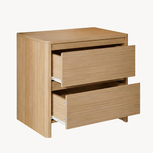 Lot de 2 tables de chevet Takranmaa 54 x 60 x 40 cm effet chêne [en.casa]