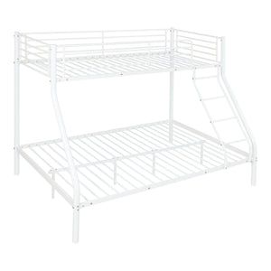 Metalen stapelbed kinderbed met matrassen 210x147,5x168 cm - 2 kleuren