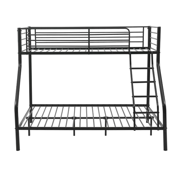Metalen stapelbed kinderbed met matrassen 210x147,5x168 cm - 2 kleuren