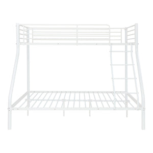 Metalen stapelbed kinderbed met matrassen 210x147,5x168 cm - 2 kleuren