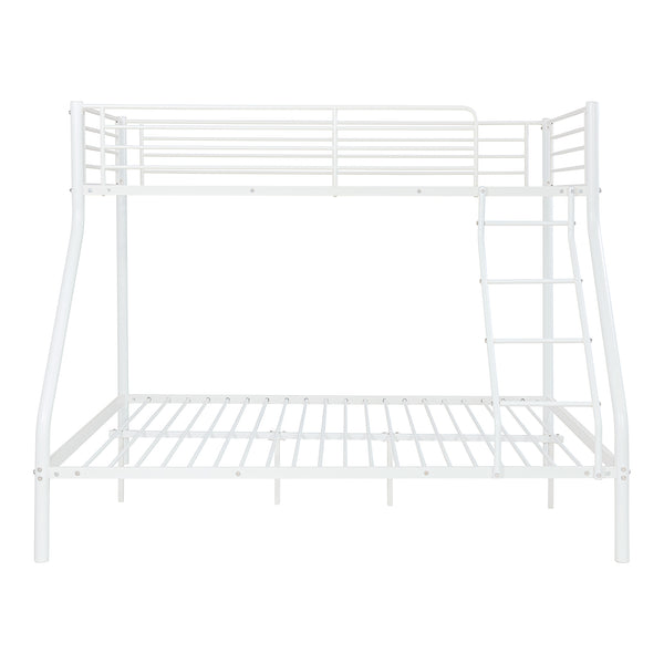 Metalen stapelbed kinderbed met matrassen 210x147,5x168 cm - 2 kleuren