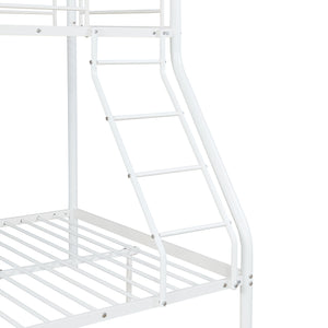 Metalen stapelbed kinderbed met matrassen 210x147,5x168 cm - 2 kleuren