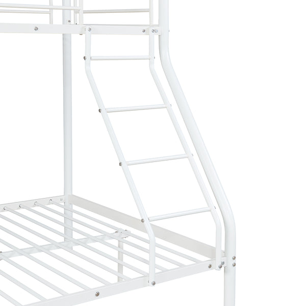 Metalen stapelbed kinderbed met matrassen 210x147,5x168 cm - 2 kleuren