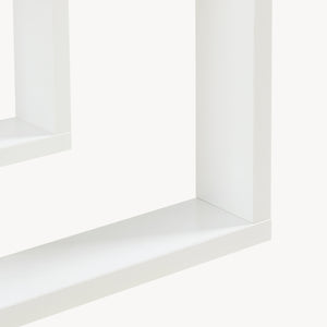 Table d'appoint carrée Thyholm 55 x 30 x 30 cm blanc [en.casa]