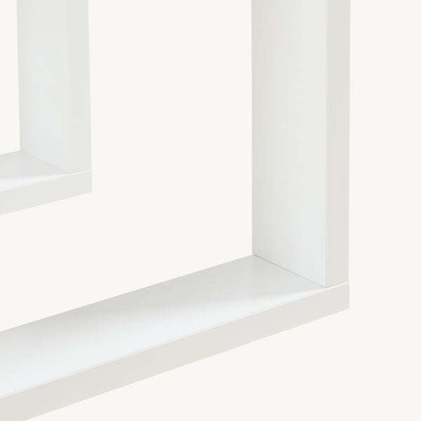 Table d'appoint carrée Thyholm 55 x 30 x 30 cm blanc [en.casa]