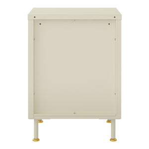 Nachtkast Lindau 56x40x40 cm cremewit [en.casa]