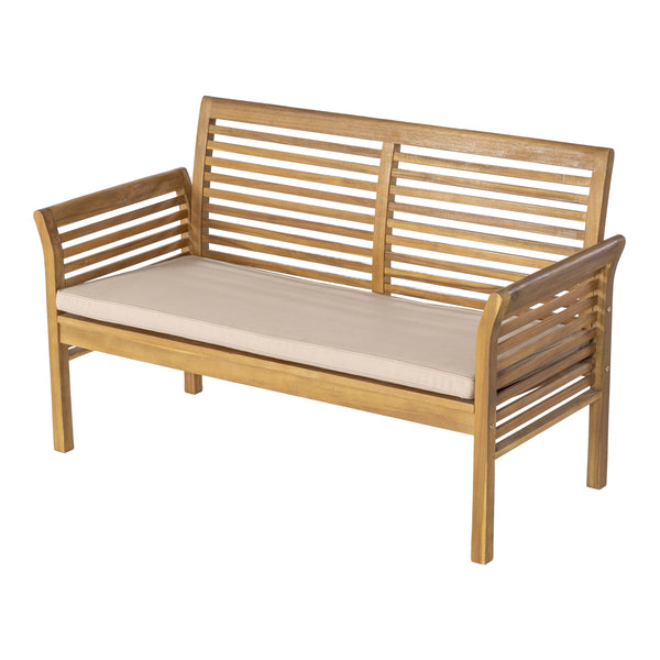 Tuinset Candela 4-delig houtkleurig en beige casa.pro