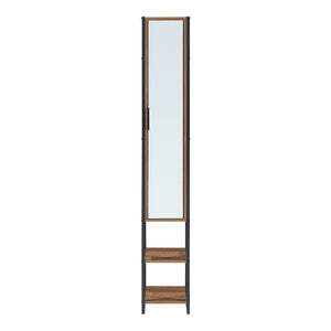 Ensemble de meubles de salle de bain 4 pièces Namsskogan effet noyer noir [en.casa]