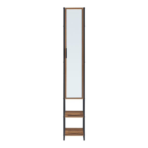 Ensemble de meubles de salle de bain 4 pièces Namsskogan effet noyer noir [en.casa]