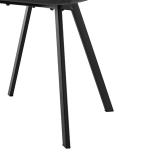 Lot de 4 chaises de salle à manger Lexnitz gris foncé noir [en.casa]