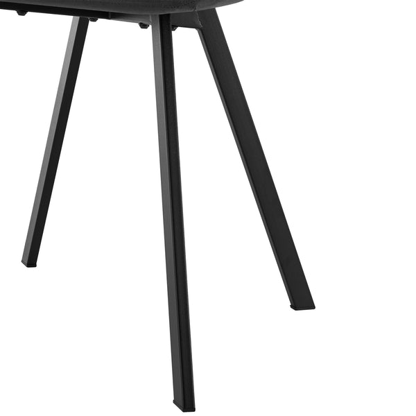 Lot de 4 chaises de salle à manger Lexnitz gris foncé noir [en.casa]