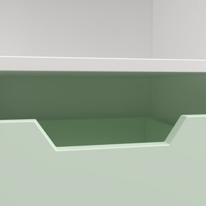Kinderrek met zitbank Vipsali 100x99x30 cm [en.casa]