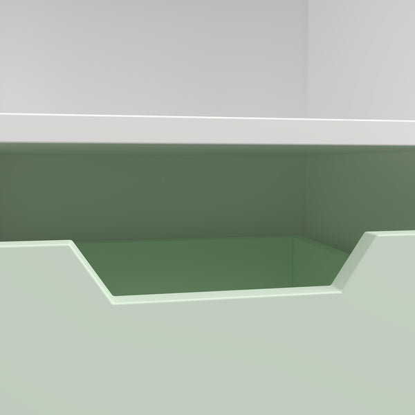 Kinderrek met zitbank Vipsali 100x99x30 cm [en.casa]