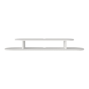 Meuble TV Targema mural 120 x 30 x 16 cm blanc [en.casa] 