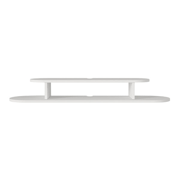 Meuble TV Targema mural 120 x 30 x 16 cm blanc [en.casa] 