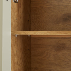 Meuble WC Ferrersp 160 x 63 x 20 cm effet chêne sable naturel [en.casa]