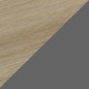 Buffet Trömi 75 x 120 x 30 cm effet chêne gris [en.casa]